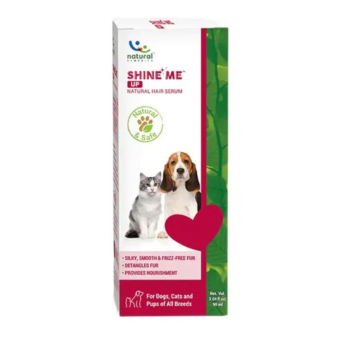 Combo Natural Remedies Shine Me Up Hair Serum & Henlo Chicken Pops High Protein Treats Dog Combo