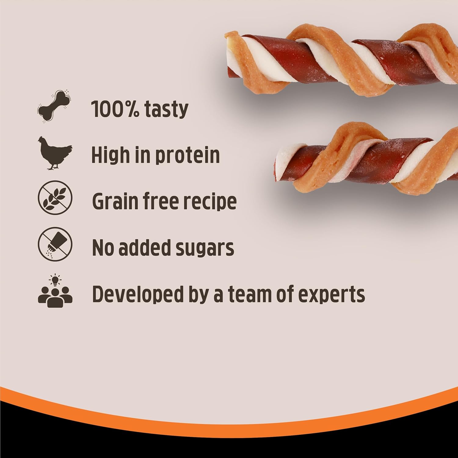 Pets Unlimited Chewy Sticks with Chicken (Tricolour, 90g) 3 Pieces